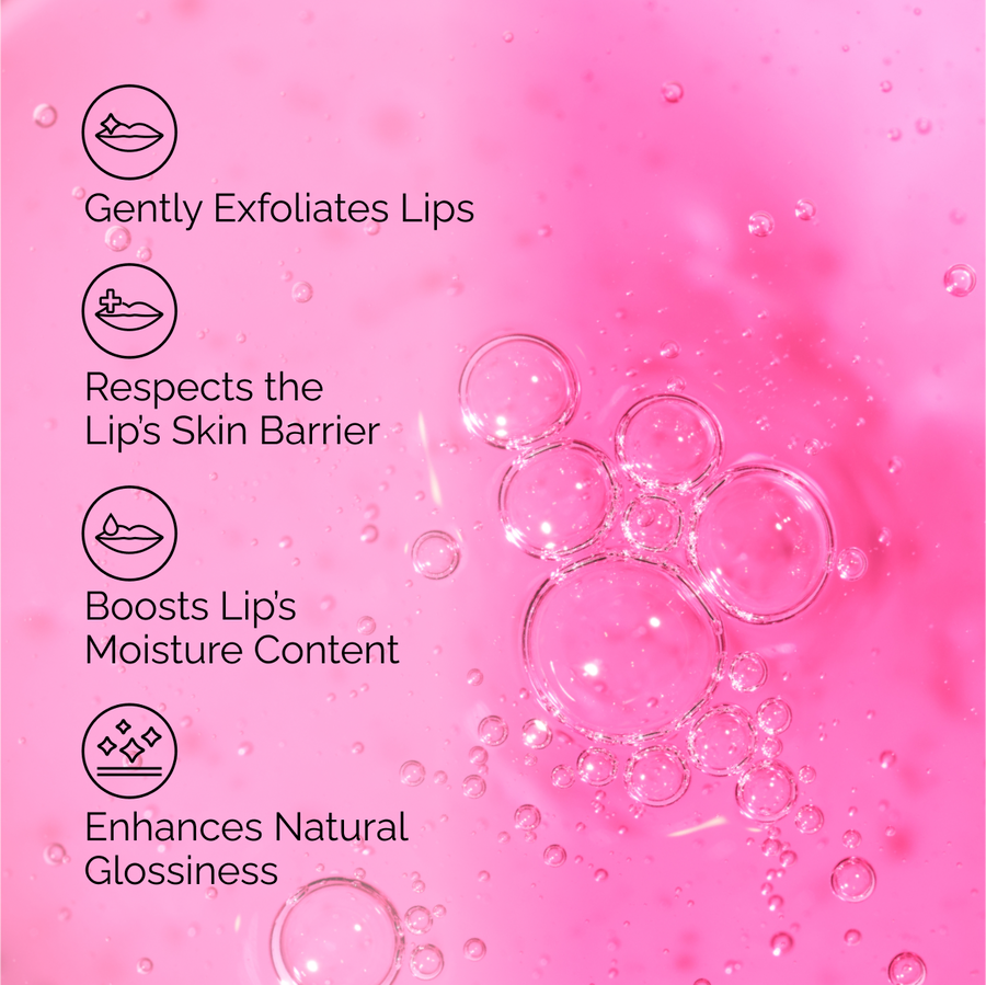 The Ordinary PHA 5% Exfoliating Lip Serum for dryness | 15ml, evening use
