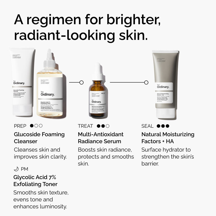The Ordinary Multi-Antioxidant Radiance Serum for antioxidant support | 30ml, morning & evening use