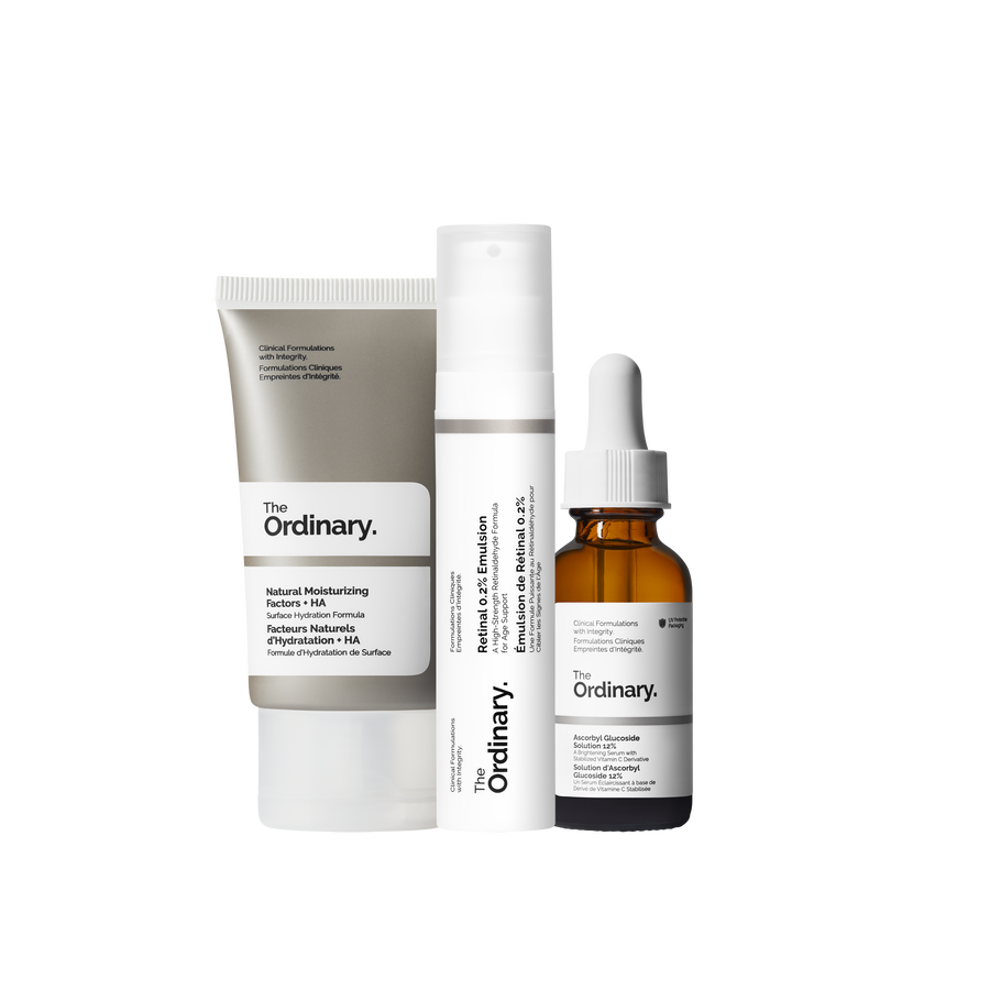 The Ordinary The Vitamin C & A Collection Set for dryness