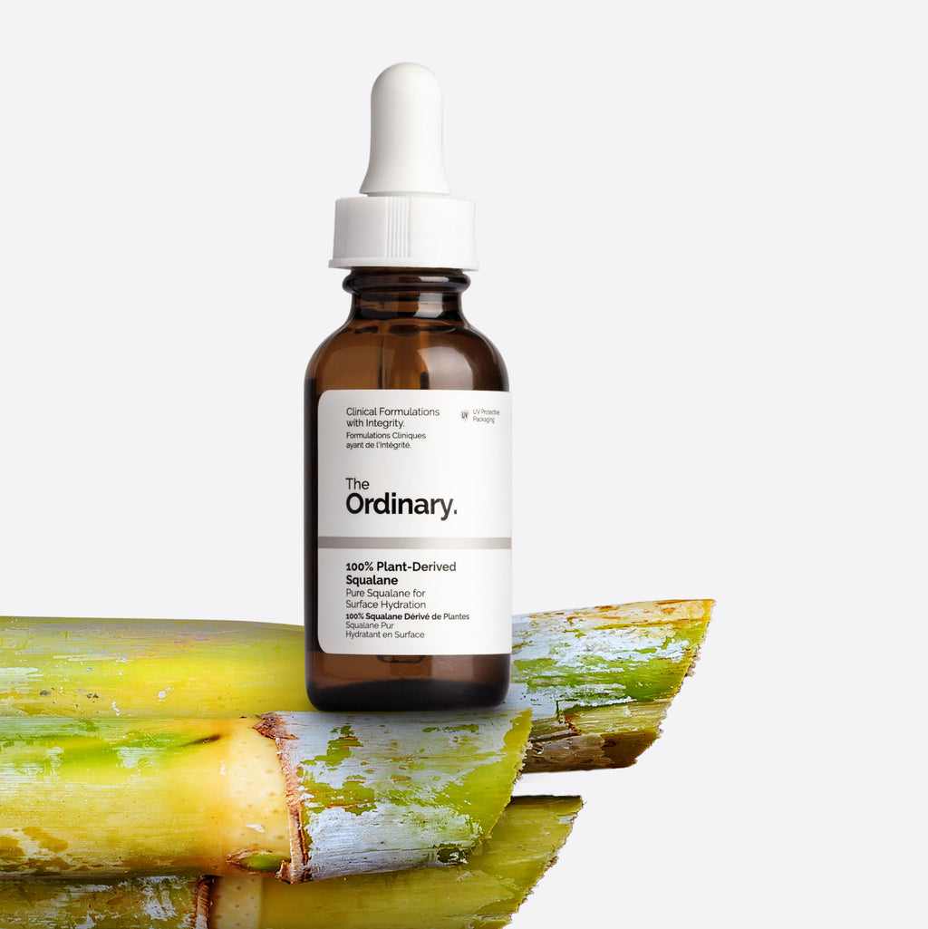 The Ordinary 100% Plant-Derived Squalane Anhydrous Serum for dryness | 30ml, morning & evening use