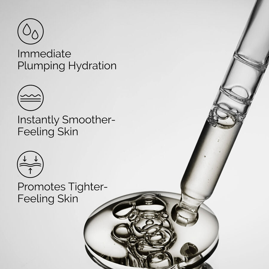 The Ordinary Hyaluronic Acid 2% + B5 (with Ceramides) Water-Based Serum for signs of aging | 30ml/60ml, morning & evenin
