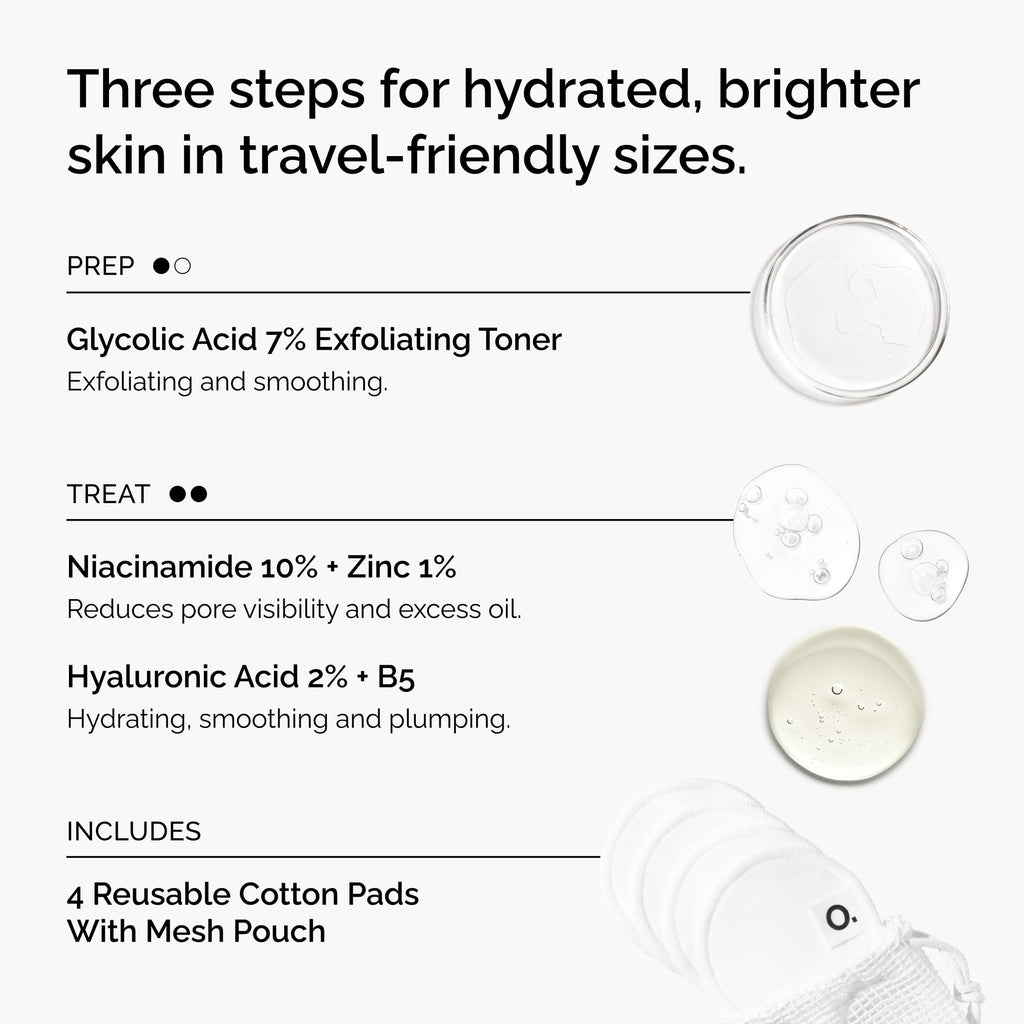 The Ordinary The Mini Icons Set for dullness | morning & evening use