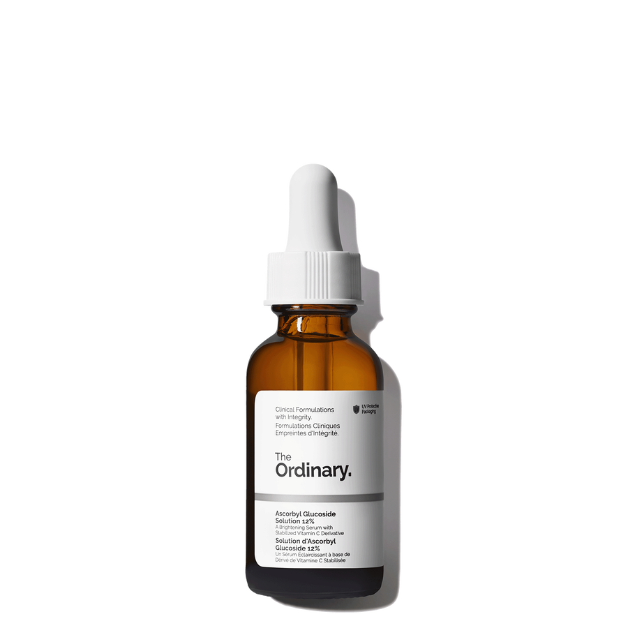 The Ordinary Ascorbyl Glucoside Solution 12% Water-Based Serum for uneven skin tone | 30ml, morning & evening use