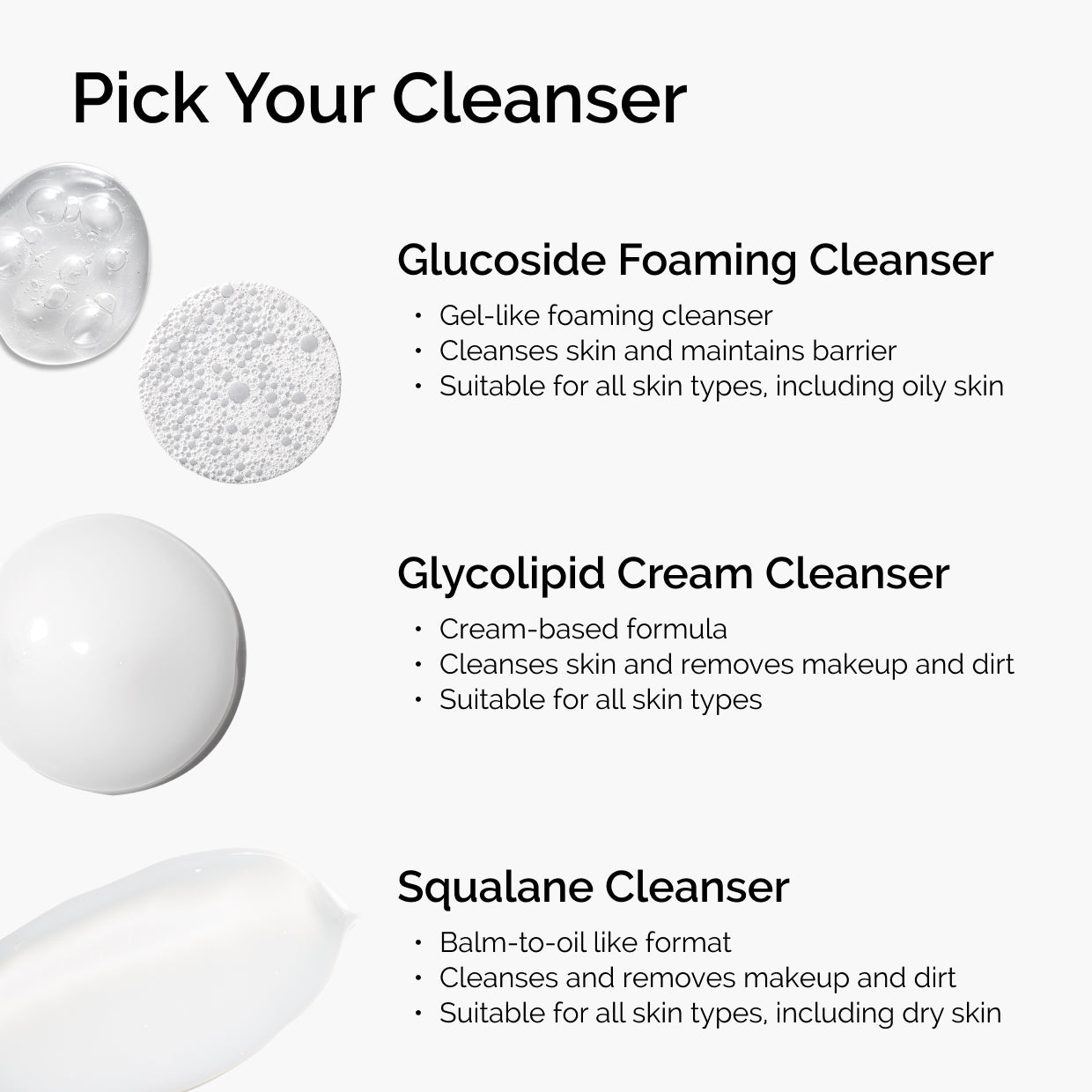 The Ordinary Glucoside Foaming Cleanser for cleansing | 150ml, morning & evening use