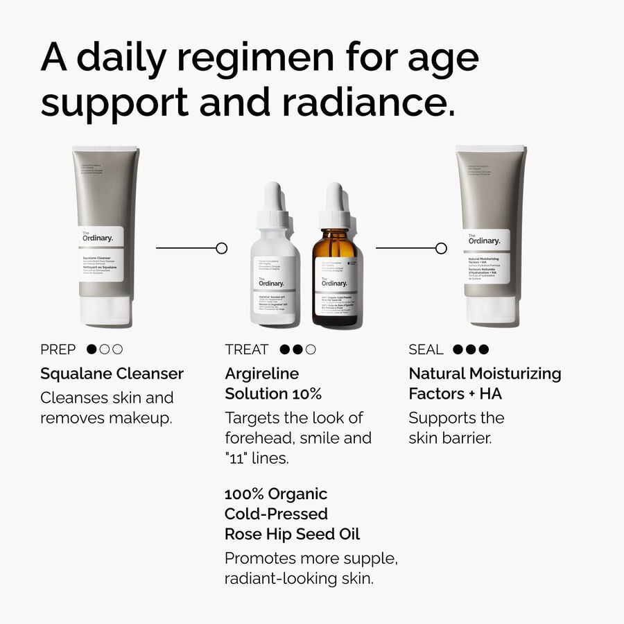The Ordinary Argireline Solution 10% Water-Based Serum for early signs of aging | 30ml, morning & evening use