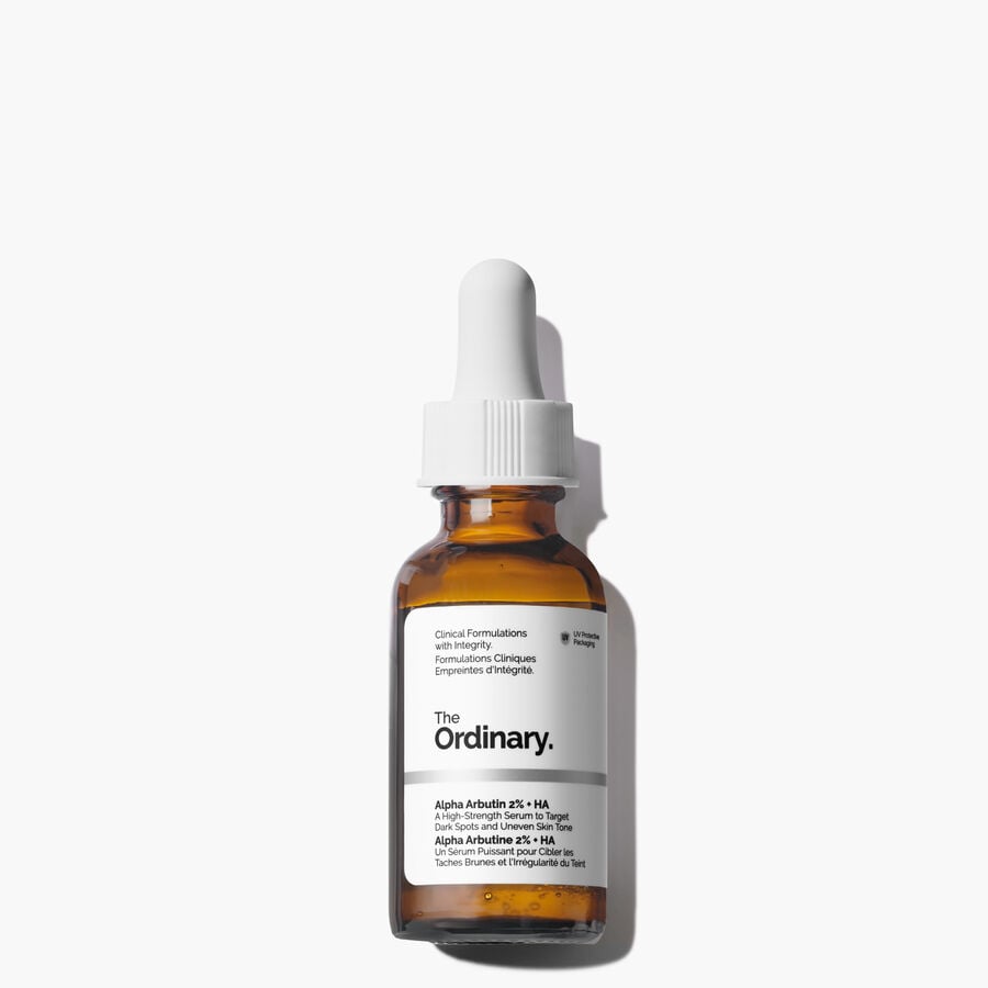 The Ordinary Alpha Arbutin 2% + HA Water-Based Serum for uneven skin tone | 30ml/60ml, morning & evening use
