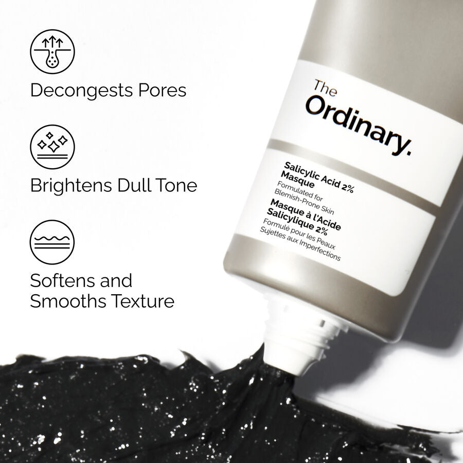 The Ordinary Salicylic Acid 2% Masque Treatment Mask for signs of congestion | 50ml/100ml, evening use