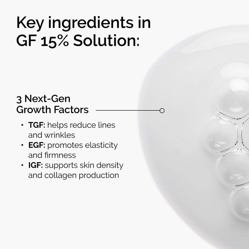 The Ordinary GF 15% Solution Water-Based Serum for advanced signs of aging | 30ml, morning & evening use