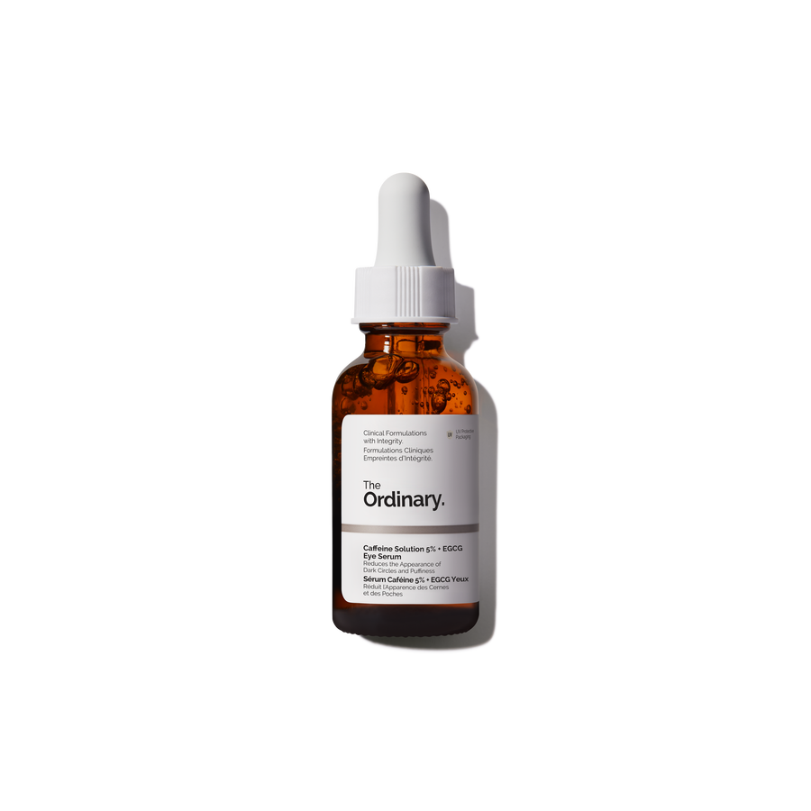 The Ordinary Caffeine Solution 5% + EGCG Eye Serum for dark circles | 30ml, morning & evening use