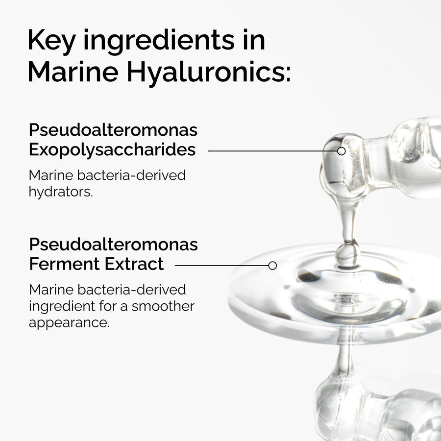 The Ordinary Marine Hyaluronics Water-Based Serum for dryness | 30ml, morning & evening use