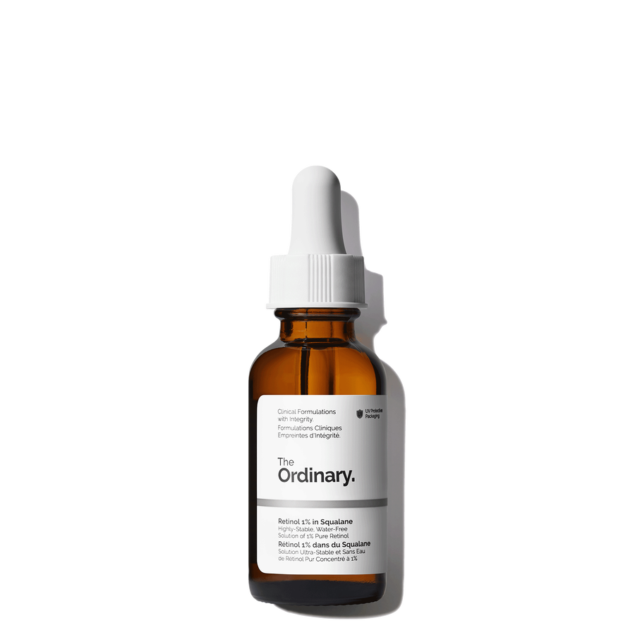 The Ordinary Retinol 1% in Squalane Anhydrous Serum for dryness | 30ml, evening use