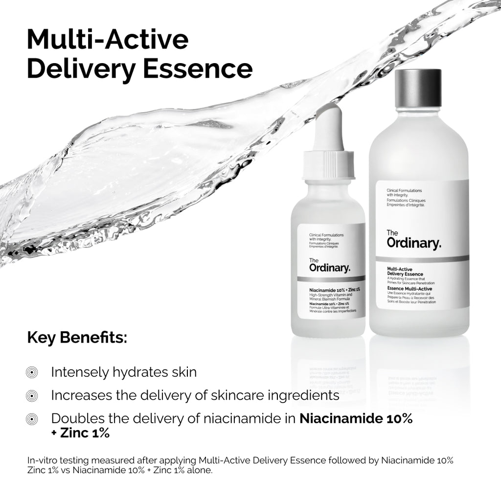 The Ordinary Multi-Active Delivery Essence Toner for dryness | 100ml, morning & evening use