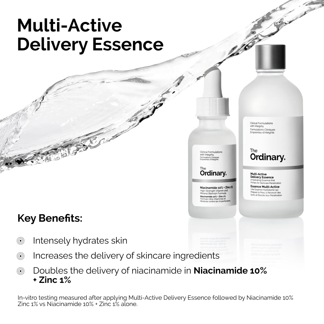 The Ordinary Multi-Active Delivery Essence Toner for dryness | 100ml, morning & evening use