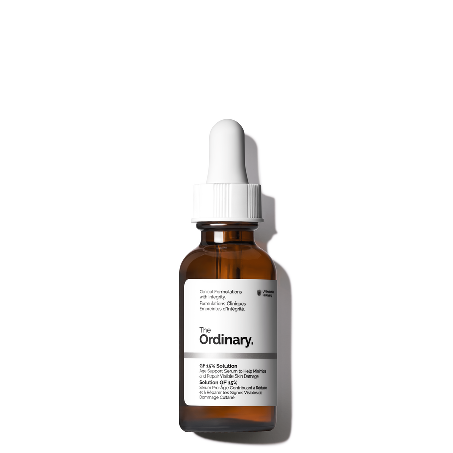 The Ordinary GF 15% Solution Water-Based Serum for advanced signs of aging | 30ml, morning & evening use