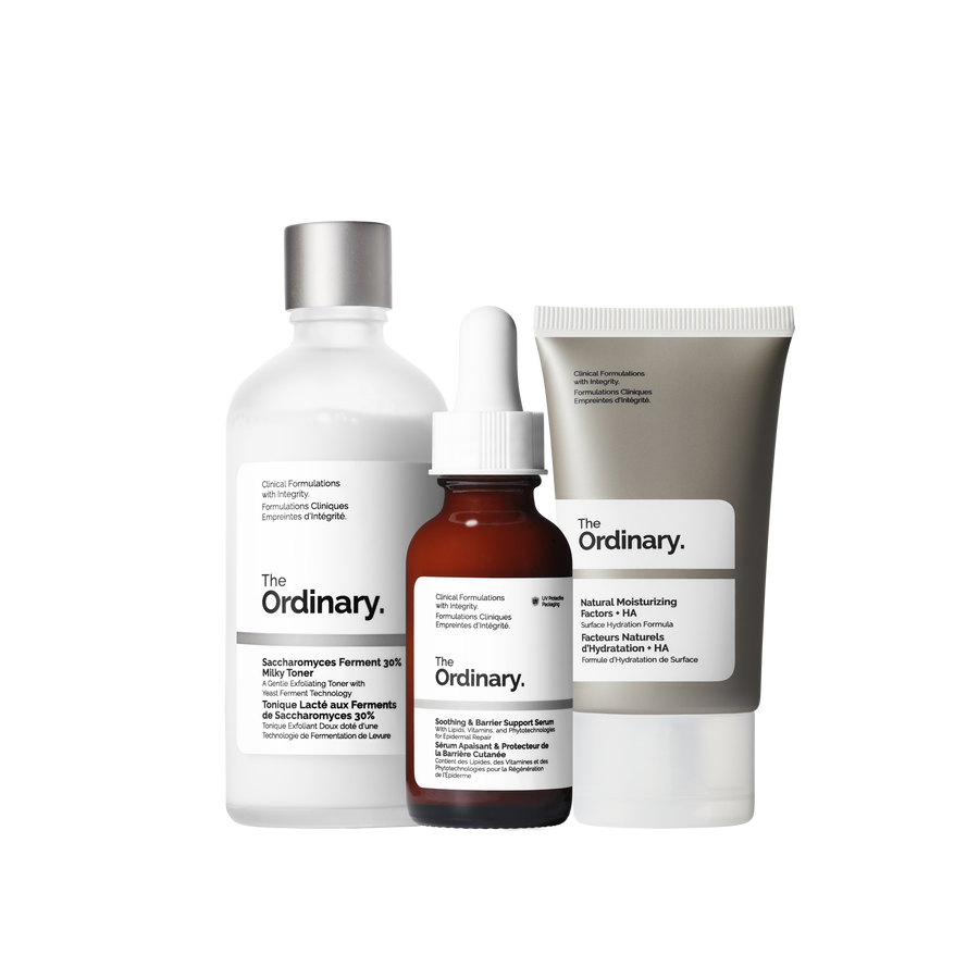 The Ordinary The Sensitive Skin Collection Set for uneven skin tone