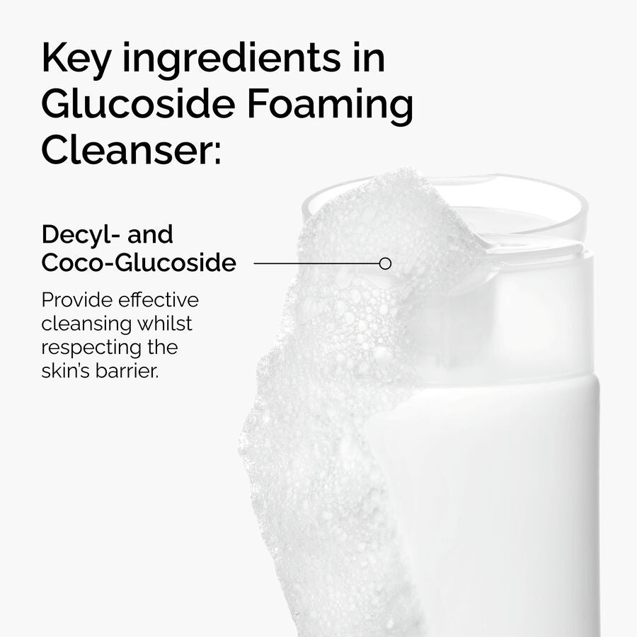 The Ordinary Glucoside Foaming Cleanser for cleansing | 150ml, morning & evening use