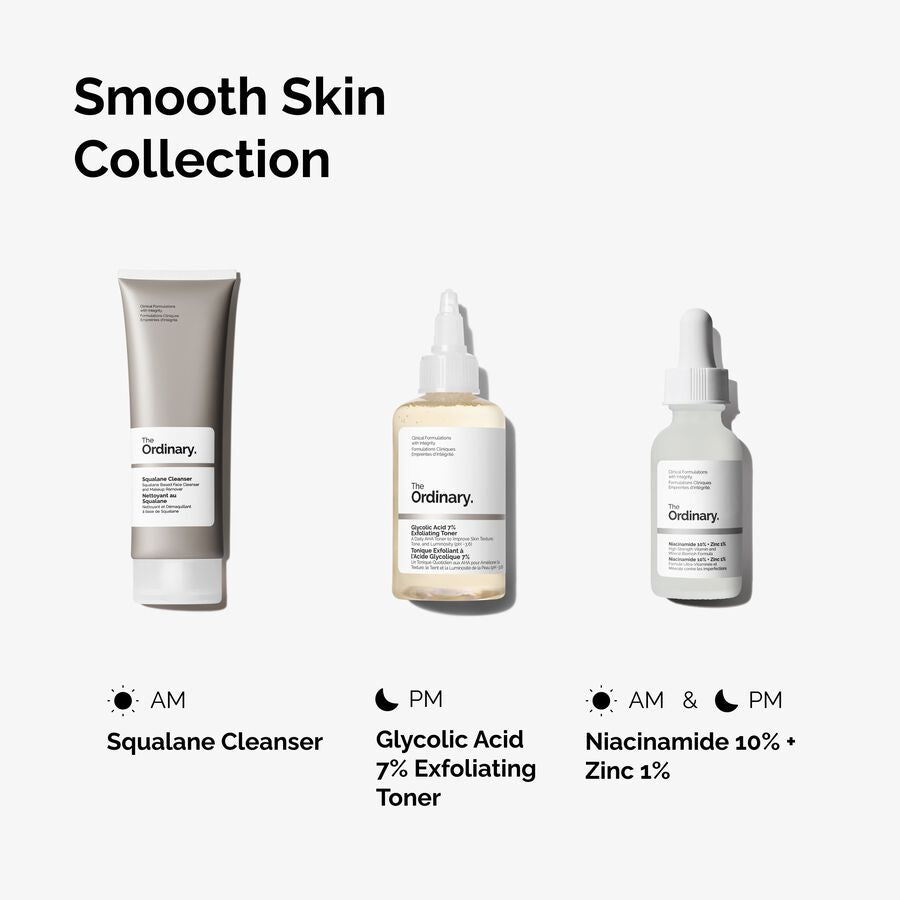The Ordinary The Smooth Skin Collection Set for uneven skin tone
