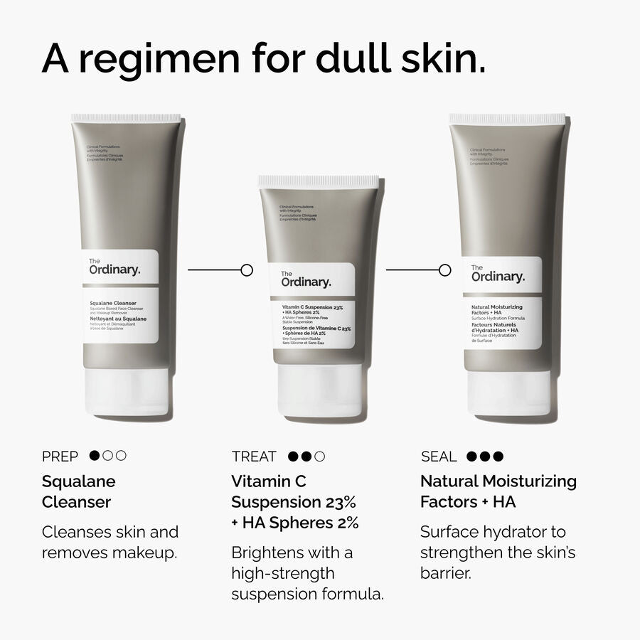 The Ordinary Vitamin C Suspension 23% + HA Spheres 2% for dullness | 30ml, evening use