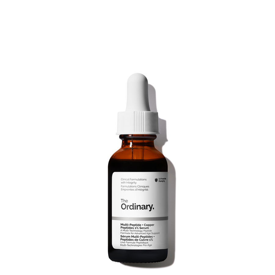The Ordinary Multi-Peptide + Copper Peptides 1% Serum for advanced signs of aging | 30ml, morning & evening use