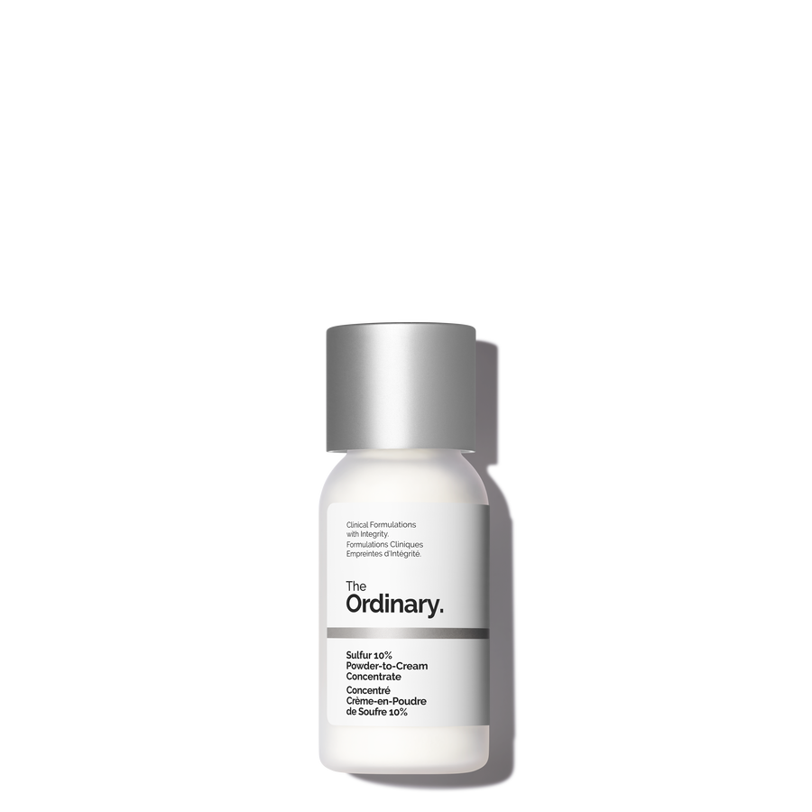 The Ordinary Sulfur 10% Powder-to-Cream Concentrate for visible shine | 5g, morning & evening use