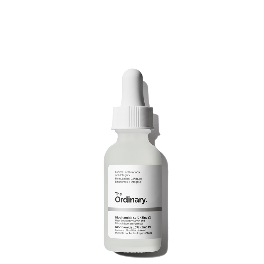 The Ordinary Niacinamide 10% + Zinc 1% Water-Based Serum for textural irregularities | 30ml/60ml, morning & evening use