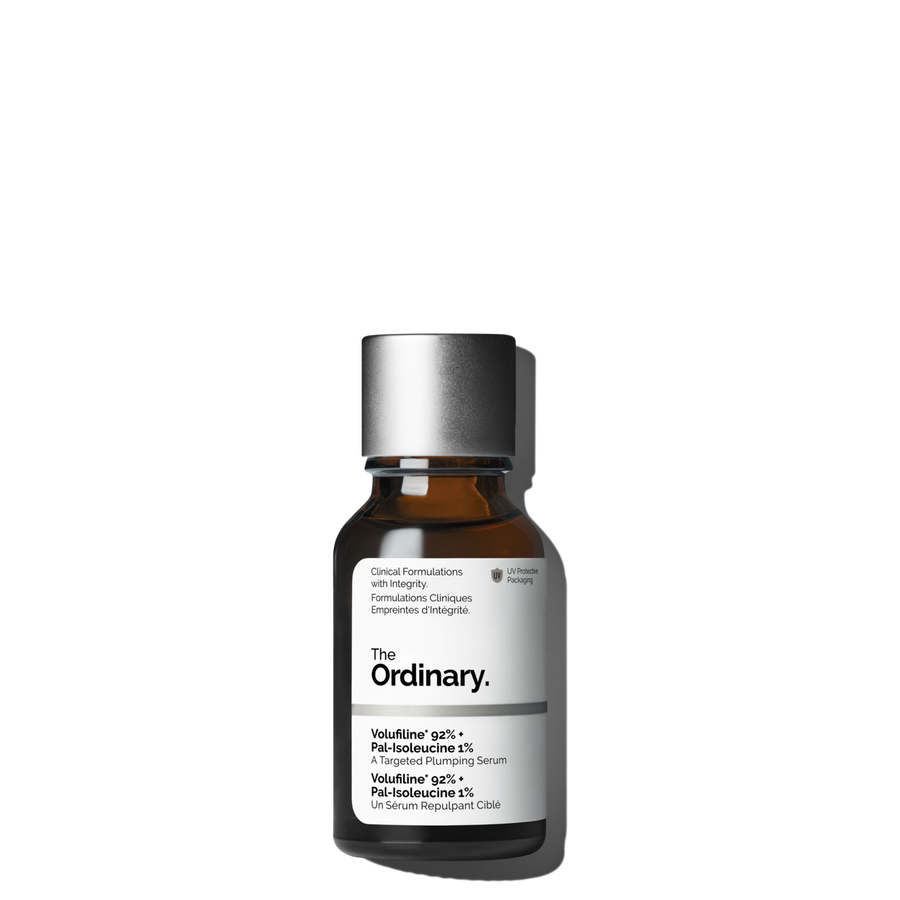The Ordinary Volufiline 92% + Pal-Isoleucine 1% Anhydrous Serum for signs of aging | 15 mL, morning & evening use