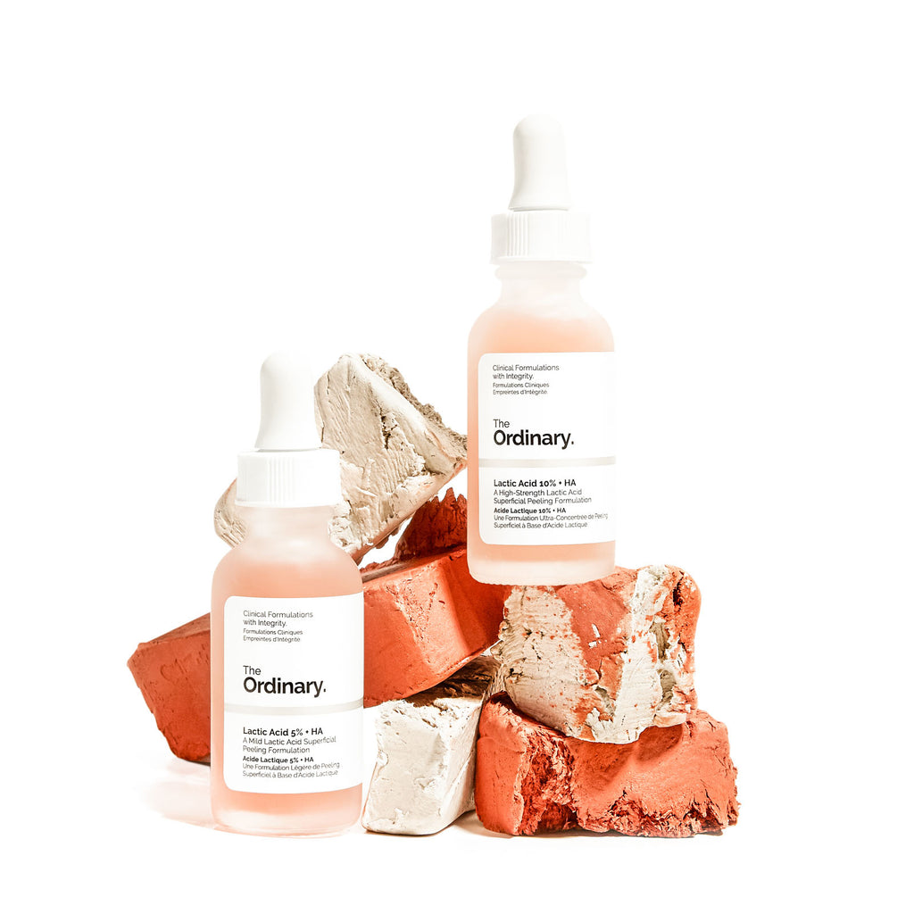 The Ordinary Lactic Acid 5% + HA Water-Based Serum for uneven skin tone | 30ml, evening use