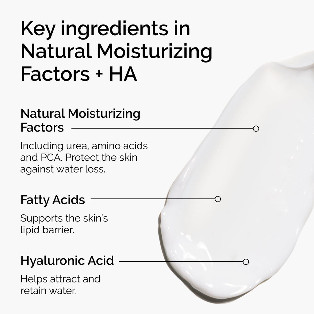 The Ordinary Natural Moisturizing Factors + HA Cream Moisturizer for dryness | 30ml/100ml, morning & evening use