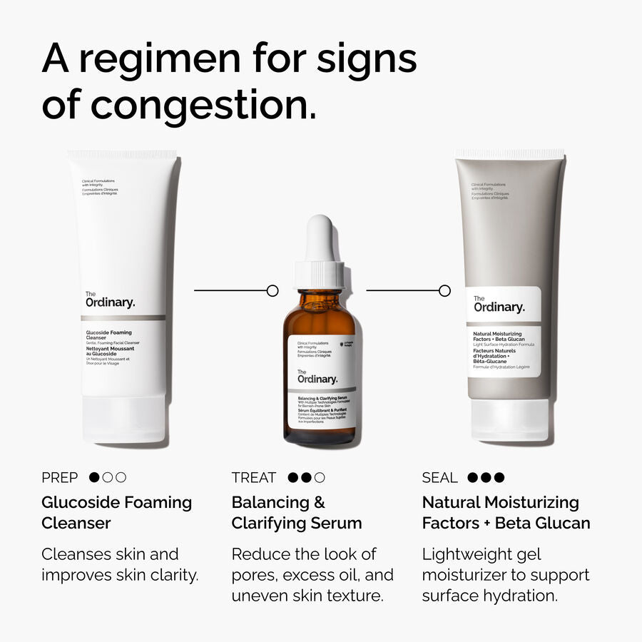 The Ordinary Balancing & Clarifying Serum for dryness | 30ml, morning & evening use