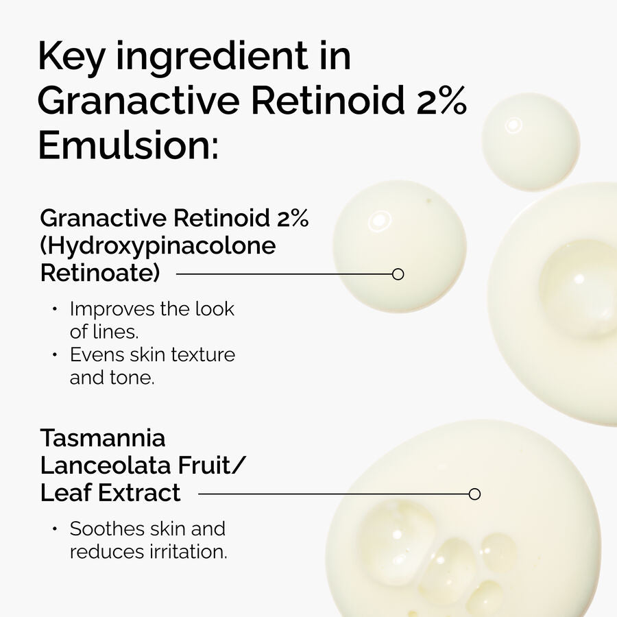 The Ordinary Granactive Retinoid 2% Emulsion for textural irregularities | 30ml, evening use
