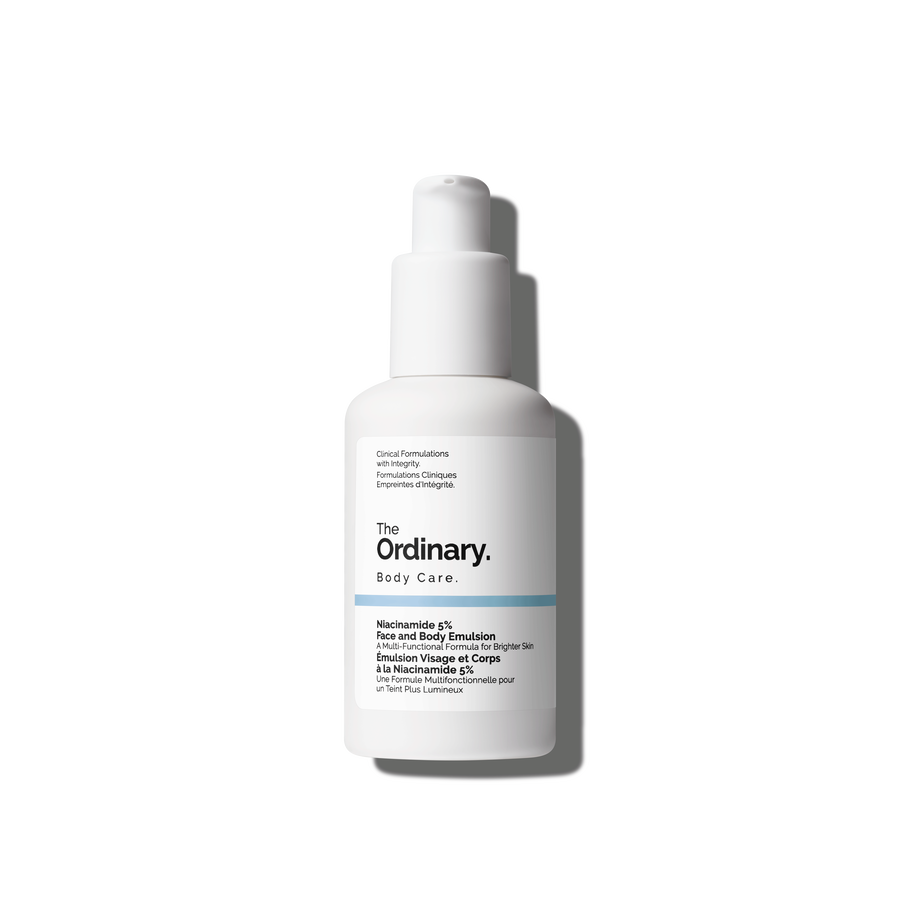 The Ordinary Niacinamide 5% Face and Body Emulsion for dryness | 100ml, morning & evening use