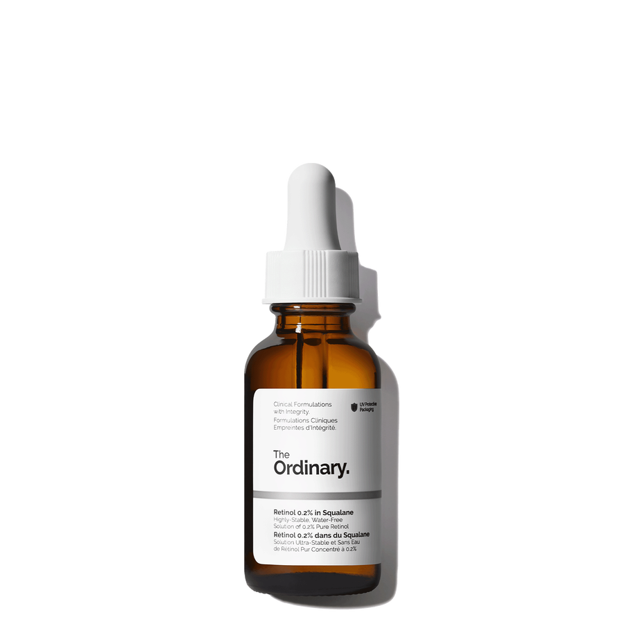 The Ordinary Retinol 0.2% in Squalane Anhydrous Serum for signs of aging | 30ml, evening use