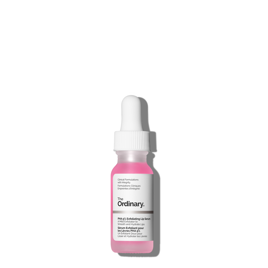 The Ordinary PHA 5% Exfoliating Lip Serum for dryness | 15ml, evening use
