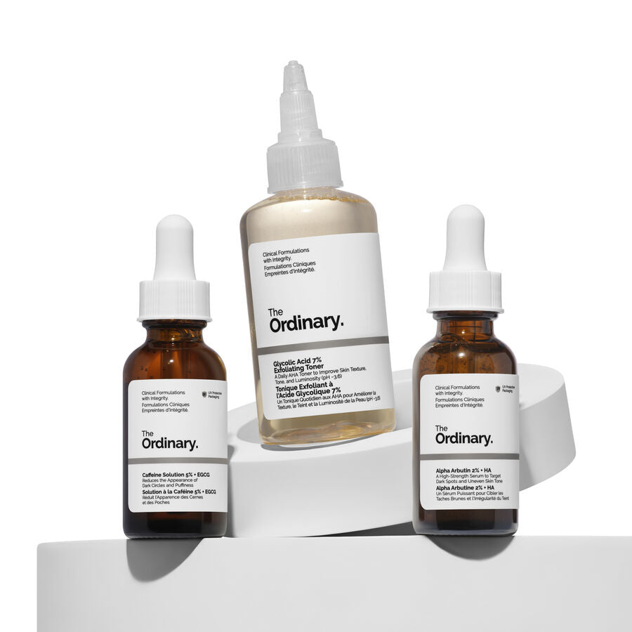 The Ordinary The Bright Set for textural irregularities | morning & evening use