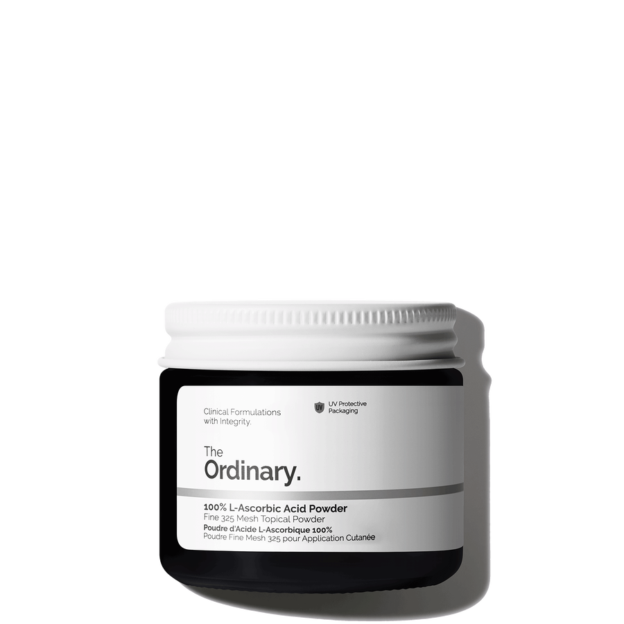 The Ordinary 100% L-Ascorbic Acid Powder for dullness | 20g, evening use