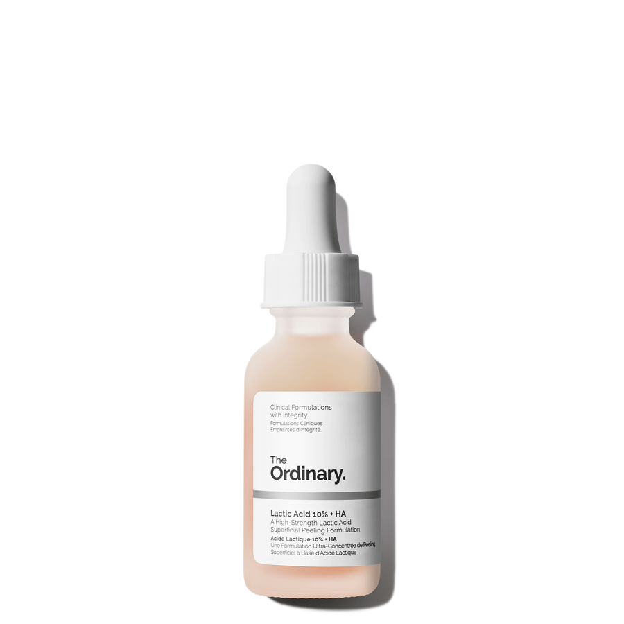 The Ordinary Lactic Acid 10% + HA Water-Based Serum for uneven skin tone | 30ml, evening use
