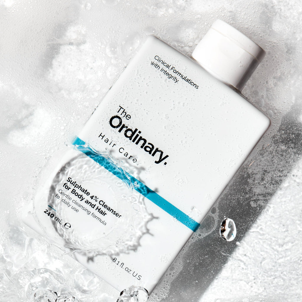 The Ordinary Sulphate 4% Cleanser for Body and Hair Shampoo for cleansing | 240ml, morning & evening use