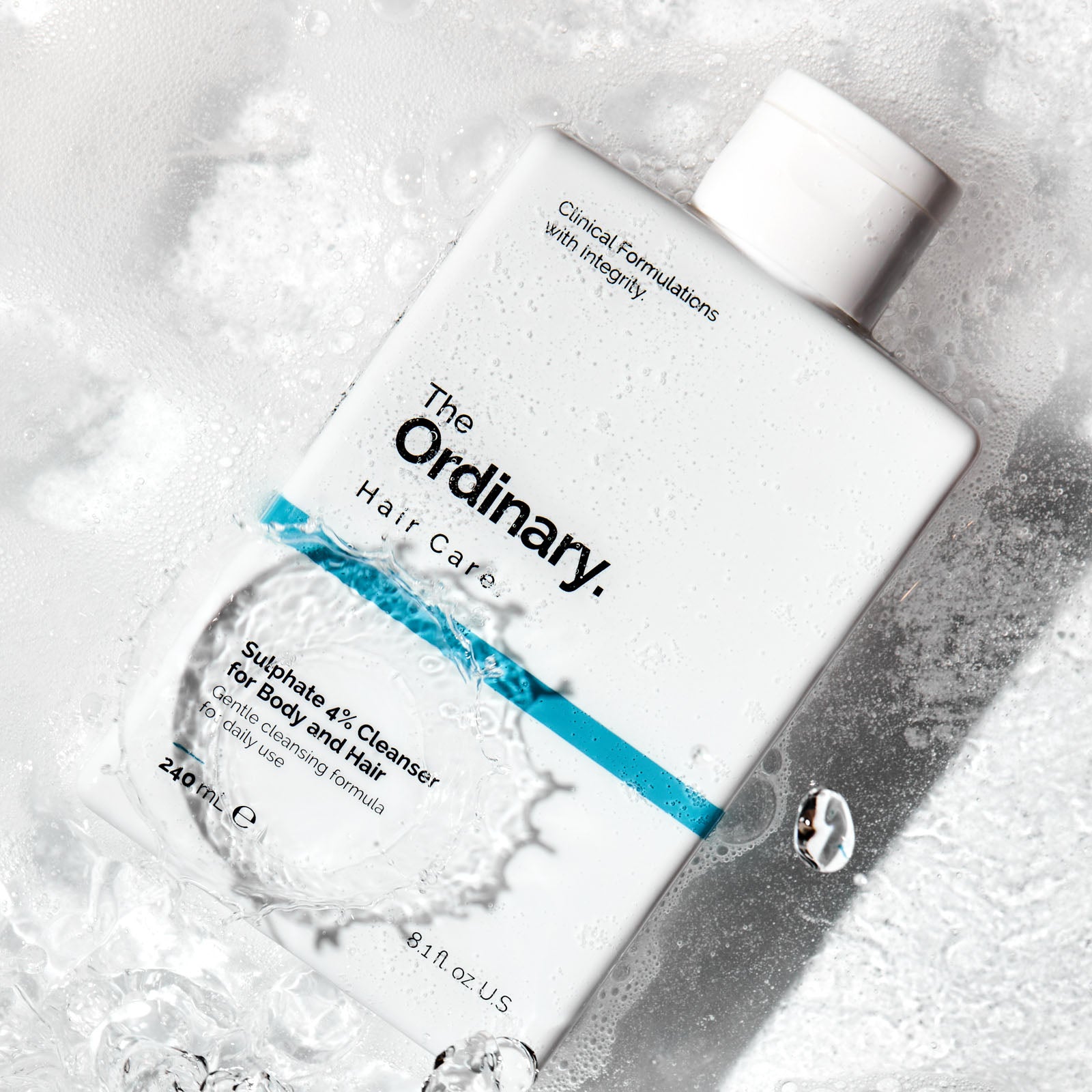 The Ordinary Sulphate 4% Cleanser for Body and Hair Shampoo for cleansing | 240ml, morning & evening use