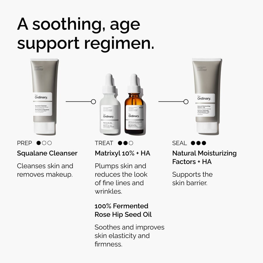 The Ordinary Matrixyl 10% + HA Water-Based Serum for signs of aging | 30ml, morning & evening use